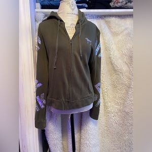 PINK victoria secret zip up hoodie